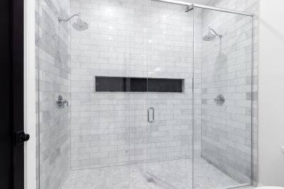 Marble Tiled Shower Floor